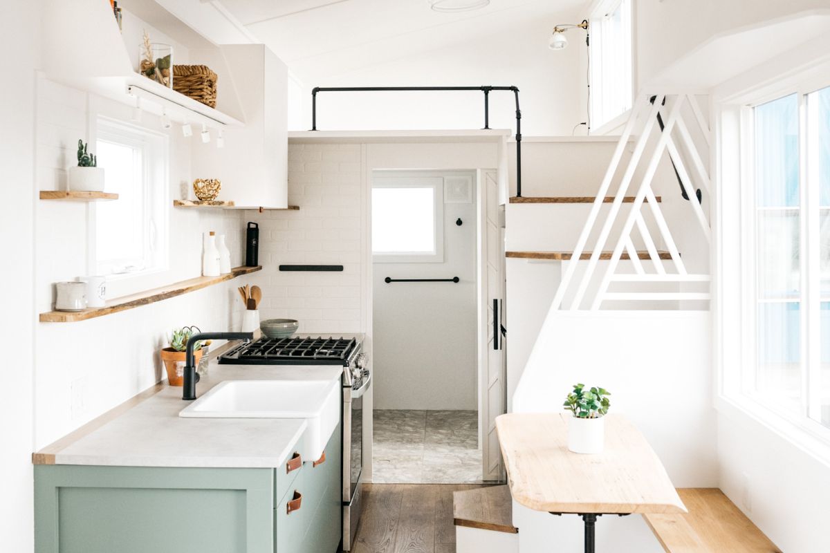 Making a Tiny Home Kitchen Layout Feel Bigger
